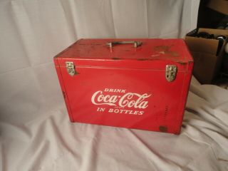 Vintage Coca - Cola Airline Cooler 1940s - 1950s Fast 4