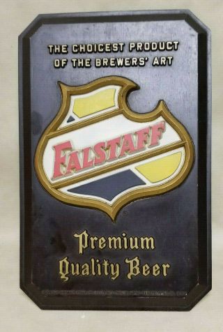 Vintage Falstaff Premium Quality Beer Sign The Choicest Product Of Brewers 