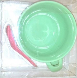 Hello Kitty Blue Bow Ceramic Soup Mug&Spoon Set by Silver Buffalo 5