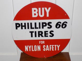 Phillips 66 Metal Tire Display Insert