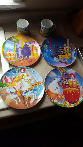 1993 Ronald Mcdonald Dishes & Cups