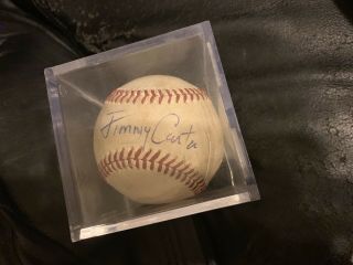 President Jimmy Carter Signed Baseball Autographed