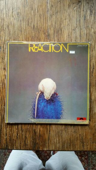 REACTION lp Polydor 2371251 GEMA 1972 German Garage Heavy Psych Rare lp 12