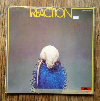 Reaction Lp Polydor 2371251 Gema 1972 German Garage Heavy Psych Rare Lp