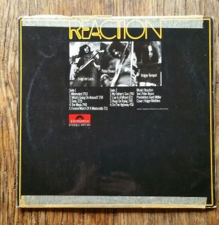 REACTION lp Polydor 2371251 GEMA 1972 German Garage Heavy Psych Rare lp 2