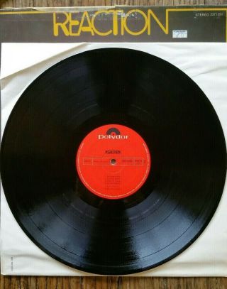 REACTION lp Polydor 2371251 GEMA 1972 German Garage Heavy Psych Rare lp 5
