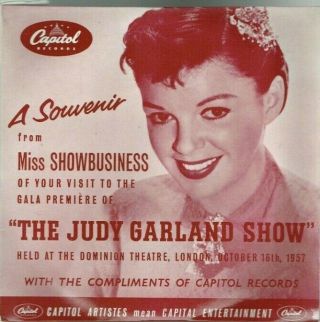 Judy Garland Judy Garland Show Dominion Theatre London 1957 I Sided I Track