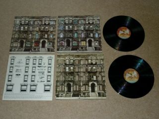 Led Zeppelin Physical Graffiti Vinyl Double Album Lp Record 1st Press Near