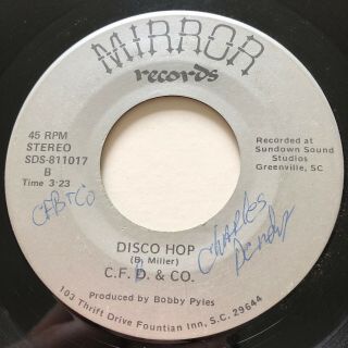 Modern Soul C.  F.  D.  & Co.  Disco Hop Mirror 45 Very Rare South Carolina