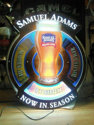 Samuel Adams Seasonal Led Sign