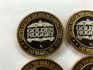 Golden Nugget.  999 Fine Silver $10 DOLLAR Gaming Token LIMITED EDITION - GN4 2
