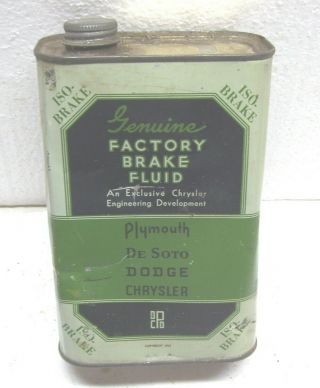 Mopar Chrysler De Soto Dodge Plymouth RADIATOR RUST REMOVER GALLON CAN 8