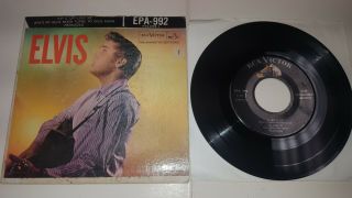 Elvis Presley Volume 1 1956 7 " 45 Ep Rca Victor Epa - 992 W/ps Rip It Up/love Me