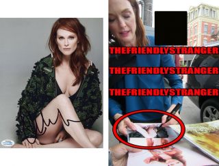 Julianne Moore Signed Autographed 8x10 Photo E - Exact Proof - Gorgeous Acoa