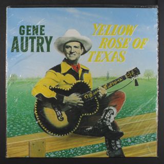 Gene Autry: Yellow Rose Of Texas Lp (germany,  Pic Disc) Country