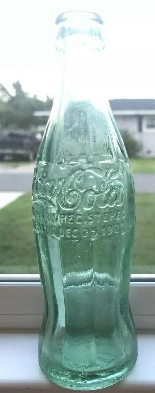 Extremely Rare Rated R,  Hurtsboro Alabama Ala 1923 Coca Cola Hobbleskirt Bottle