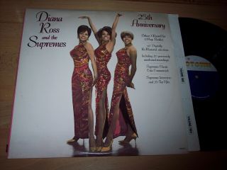 Nm 1986 Diana Ross The Supremes Motown 25th Anniversary 3 Lp Albums W/ Booklet