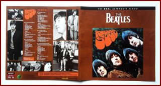 THE BEATLES - THE REAL ALTERNATE RUBBER SOUL ALBUM 140/600 3 - D CVR LPs/CDs/DVD 3