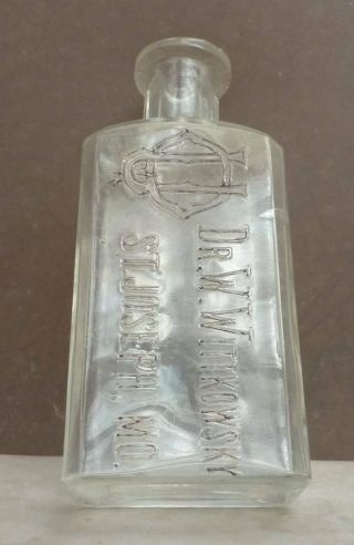 Missouri Drug Store Bottle - Dr.  W.  Wittkowsky - St.  Joseph - 1880s