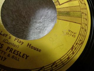 ELVIS PRESLEY on [Sun 217] Baby Let ' s Play House/I ' m Left,  You ' re RightShe ' sGone 5