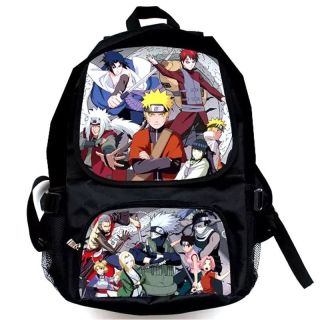 Naruto Akatsuki Sasuke Itachi Cosplay Backpack Laptop Travel School Bag Rucksack