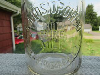 Treq Milk Bottle A Mosiorowski Dairy Farm Searington Li Long Island Ny Nassau Co