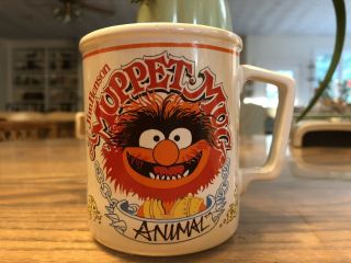 Cannot Ship Until 7/26 “muppet Mug” Vintage Animal Mug,  Jim Henson