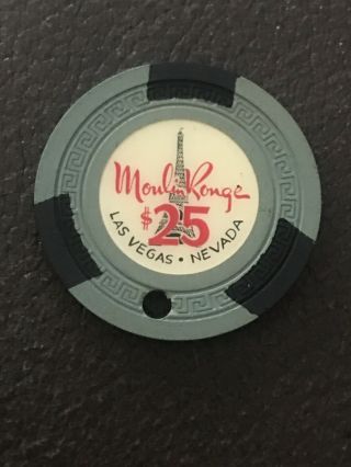 $25 Moulin Rouge Casino Gaming Chip Hotel Las Vegas