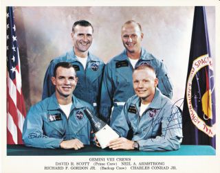 Apollo 11 NASA Portraits & Armstrong on Gemini 8 Crew Photo 2