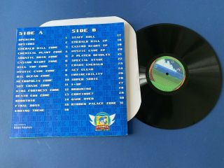 Sonic The Hedgehog 2 Soundtrack Lathe Cut Vinyl LP Limited Start Select sega 2
