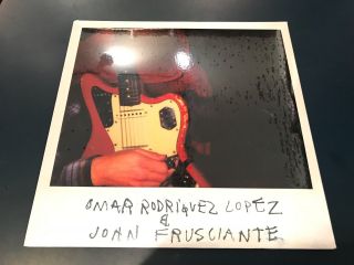 OMAR RODRIGUEZ LOPEZ JOHN FRUSCIANTE 2012 RED VINYL LP OUT OF PRINT 8