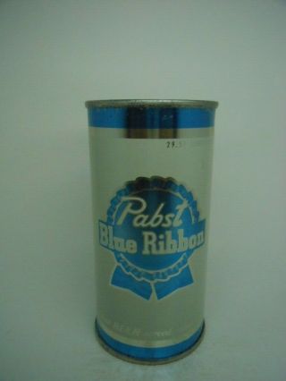 10 OZ - Pabst Blue Ribbon Flat Top Beer Can - Pabst Brewing Co - Milwaukee WISCONSIN 3