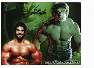 Lou Ferrigno Authentic Signed Autograph Quebec City Comiccon 2015 Hulk Avengers