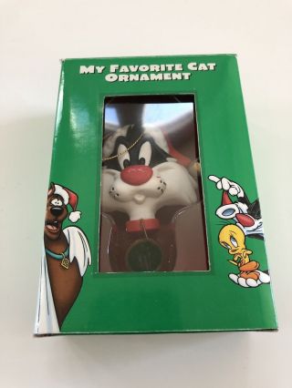 My Favorite Cat Ornament 1998 Wb Looney Tunes Sylvester The Cat