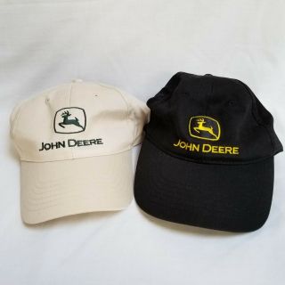 John Deere Baseball Hat Balll Cap K Products Black Snapback Khaki Hook And Loop