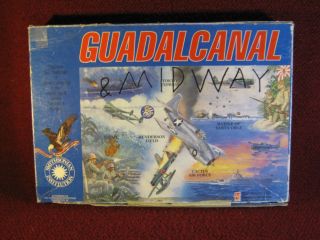 Guadalcanal Board Game Plus Bonus Midway Game Smithsonian 1991/1992