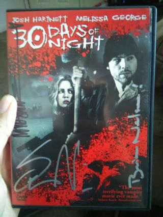Autograph Signed Dvd 30 Days Of Night Signed 3x