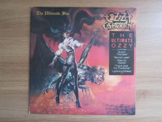 Ozzy Osbourne - The Ultimate Sin Korea Lyric Back Cover Lp