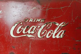 Vintage 1950s Coca Cola Coke Cooler Ice Chest Progressive Refrig.  Co.  Old Decor 2