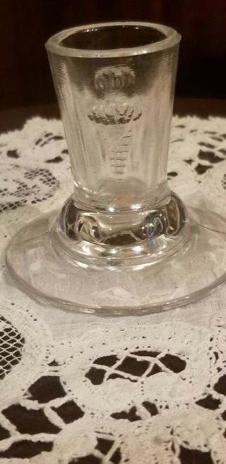 Rare Antique Eapg Glass Soda Fountain Ice Cream Parlor Ice Cream Cone Holder