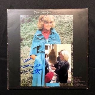 Olivia Newton - John Signed Autograph Signature Clearly Love Record Vinyl Album Lp
