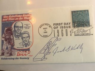 Jack Kilby Signed Fdc Semiconductor Chip