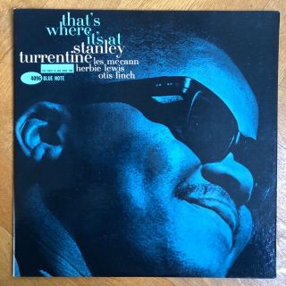 Stanley Turrentine “that’s Where It’s At” Blue Note Blp 4096 Mono Nm