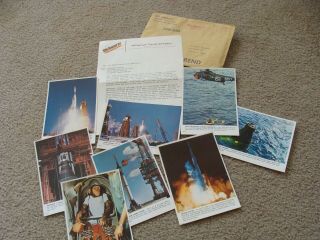 Vintage Oh Henry Candy Co.  Nasa U.  S.  Space Project Letterhead & Photos 1960 