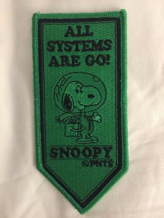 Sdcc 2019 Exclusive Peanuts Astronaut Snoopy All Systems Go Embroidered Patch