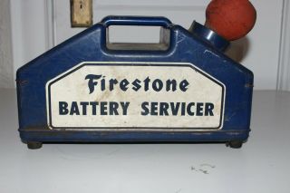 Vintage Firestone Tires Battery Service Kit Garage Service Station Gas Oil