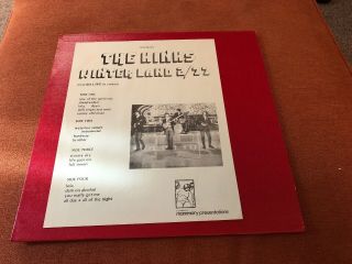 The Kinks Winterland 2/77 Rare Live 2 Lp Set Mammary Records Not Tmoq
