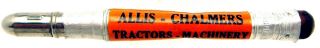 Vtg 1940s Bullet Pencil Allis Chalmers Advertising Rw Farm Litchfield Illinois