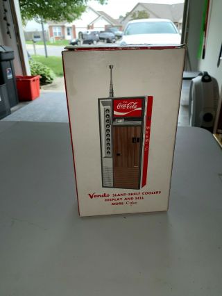 Rare Coca Cola Vendo Vending Machine Novelty Am/fm Radio 1970 Jack Russell Us