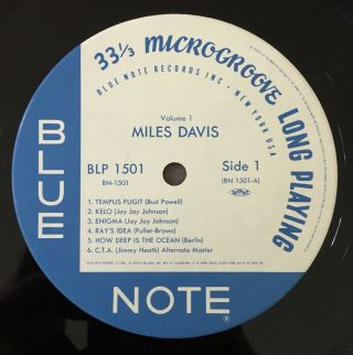 Miles Davis - Volume 1 JAPAN Rare BLUE NOTE Limited Edition LP OBI Japanese Jazz 4